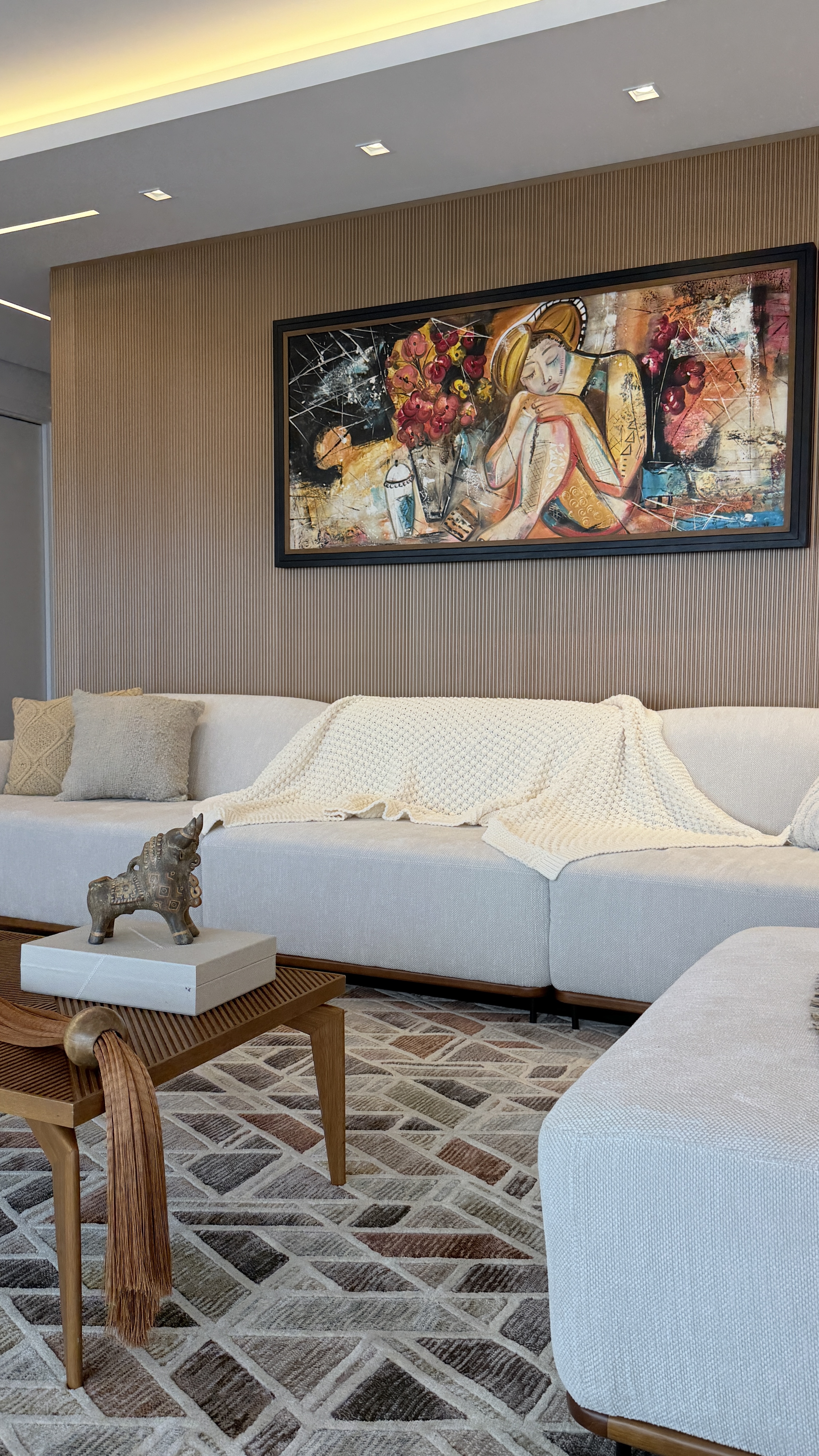 Sala de Star Garden Haus  Porsche Consulting Porto Alegre - Projeto de arquitetura e design de interiores - estar - Camila Chalon Arquitetura